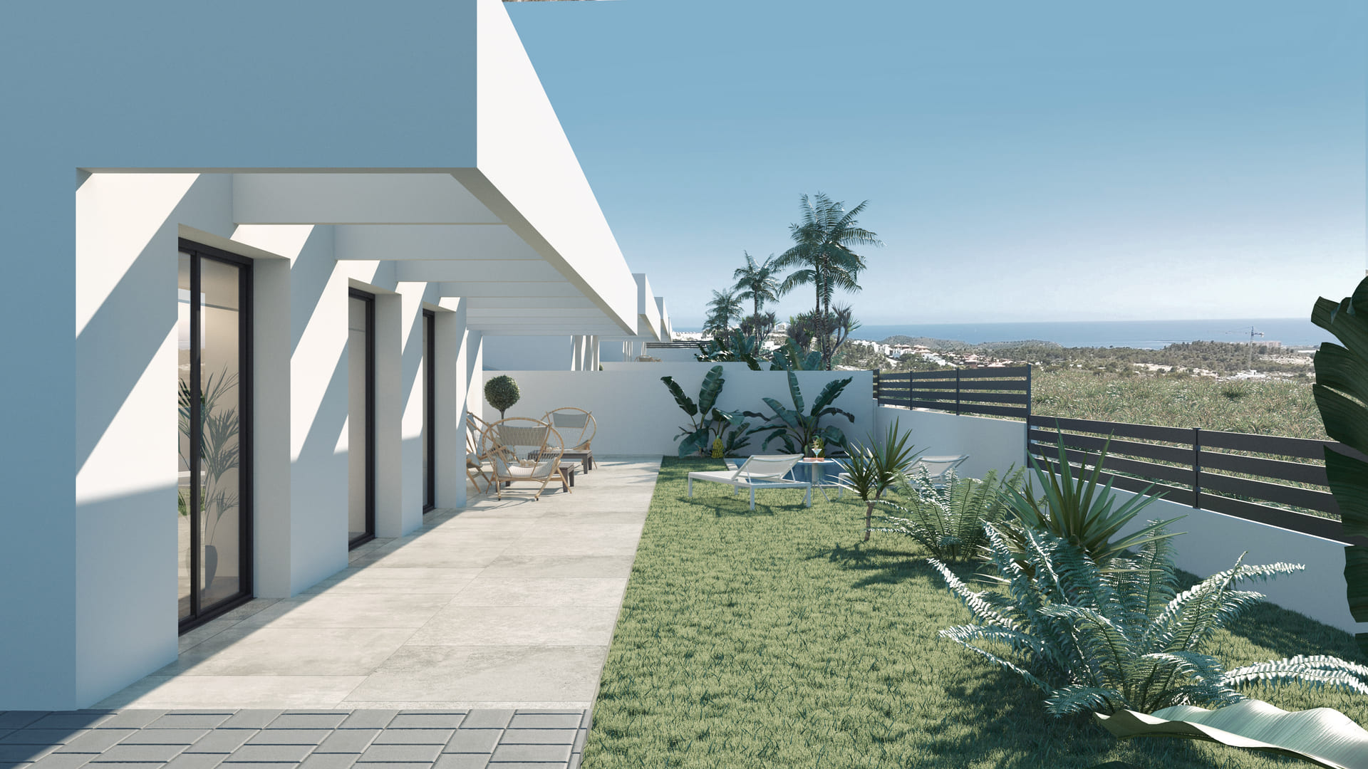 Kitchen in villa for sale in Finestrat