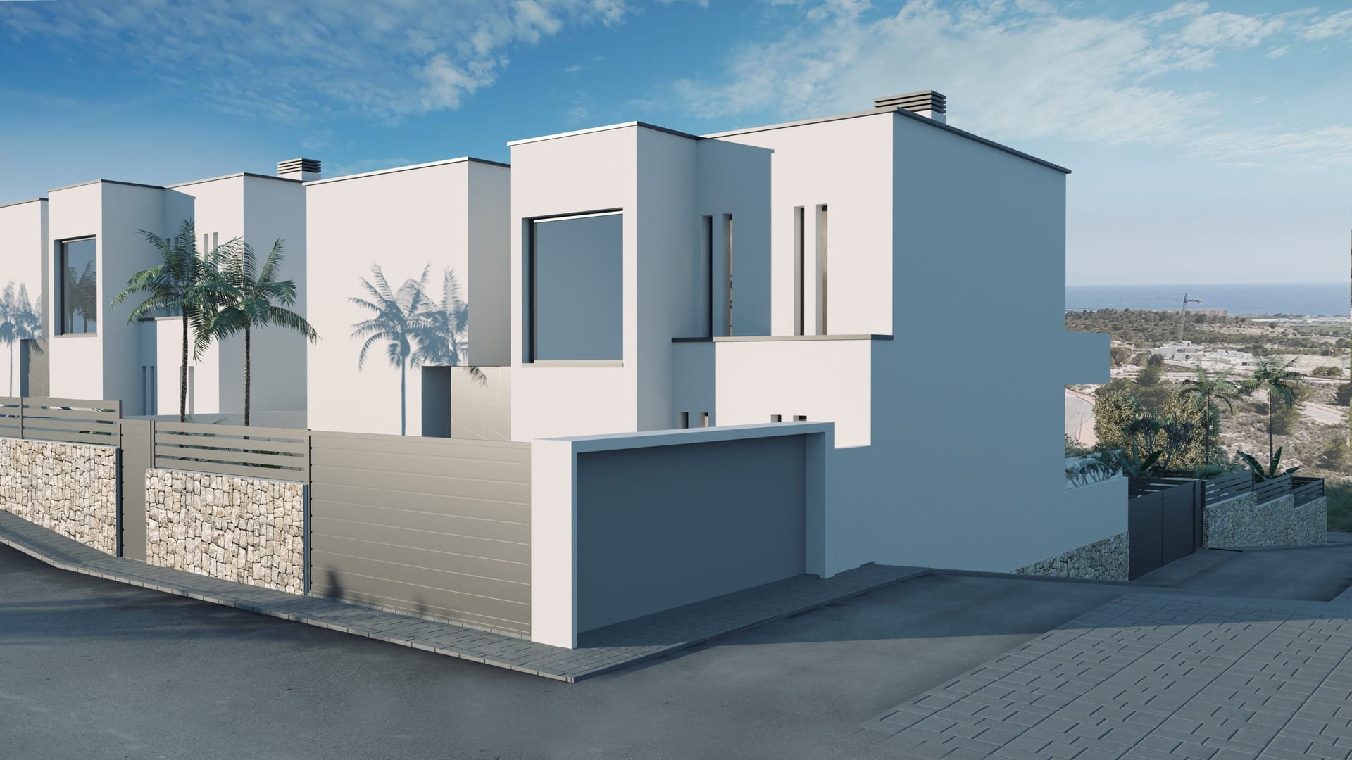 Master bedroom in villa for sale in Finestrat