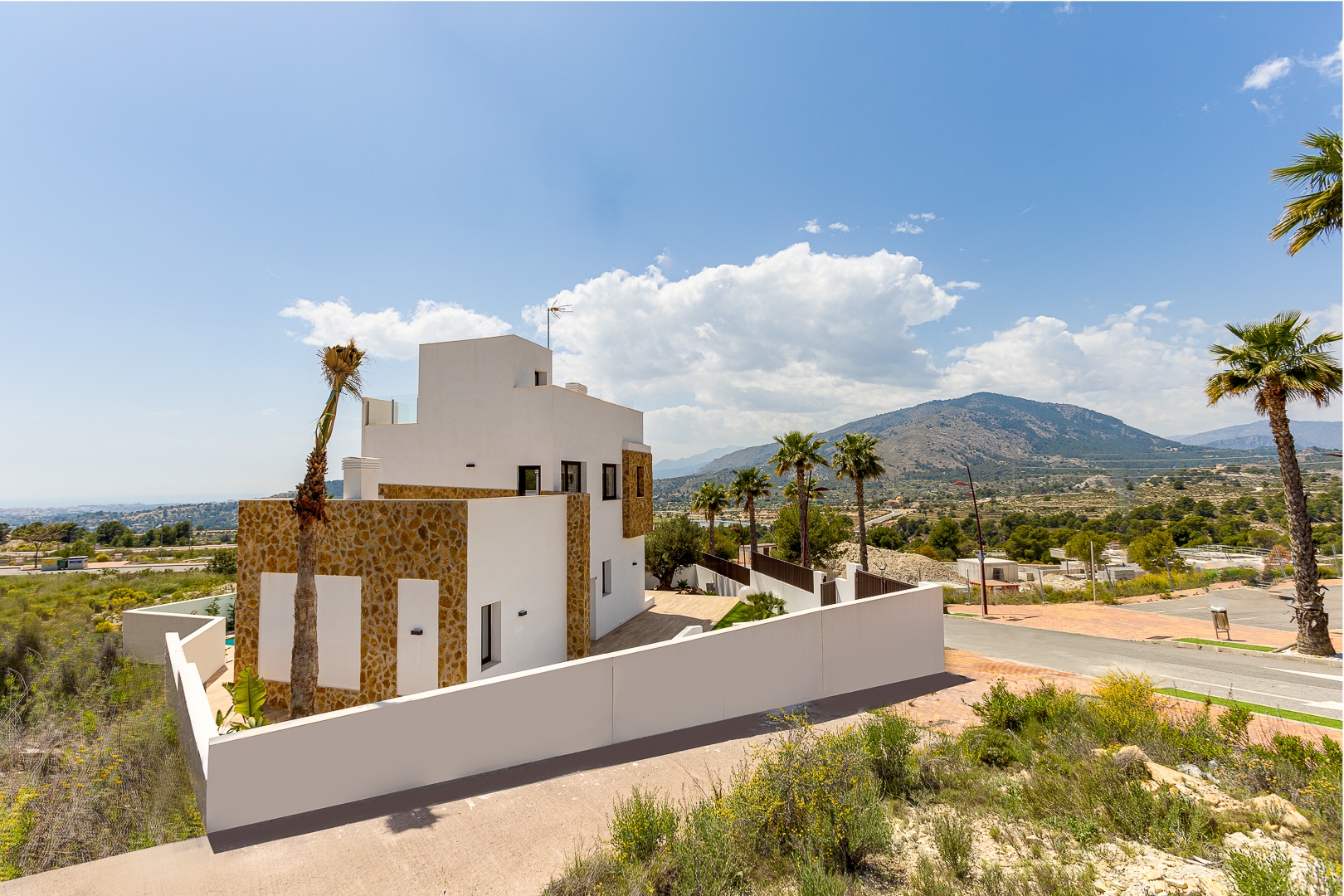Living room in villa for sale in Finestrat
