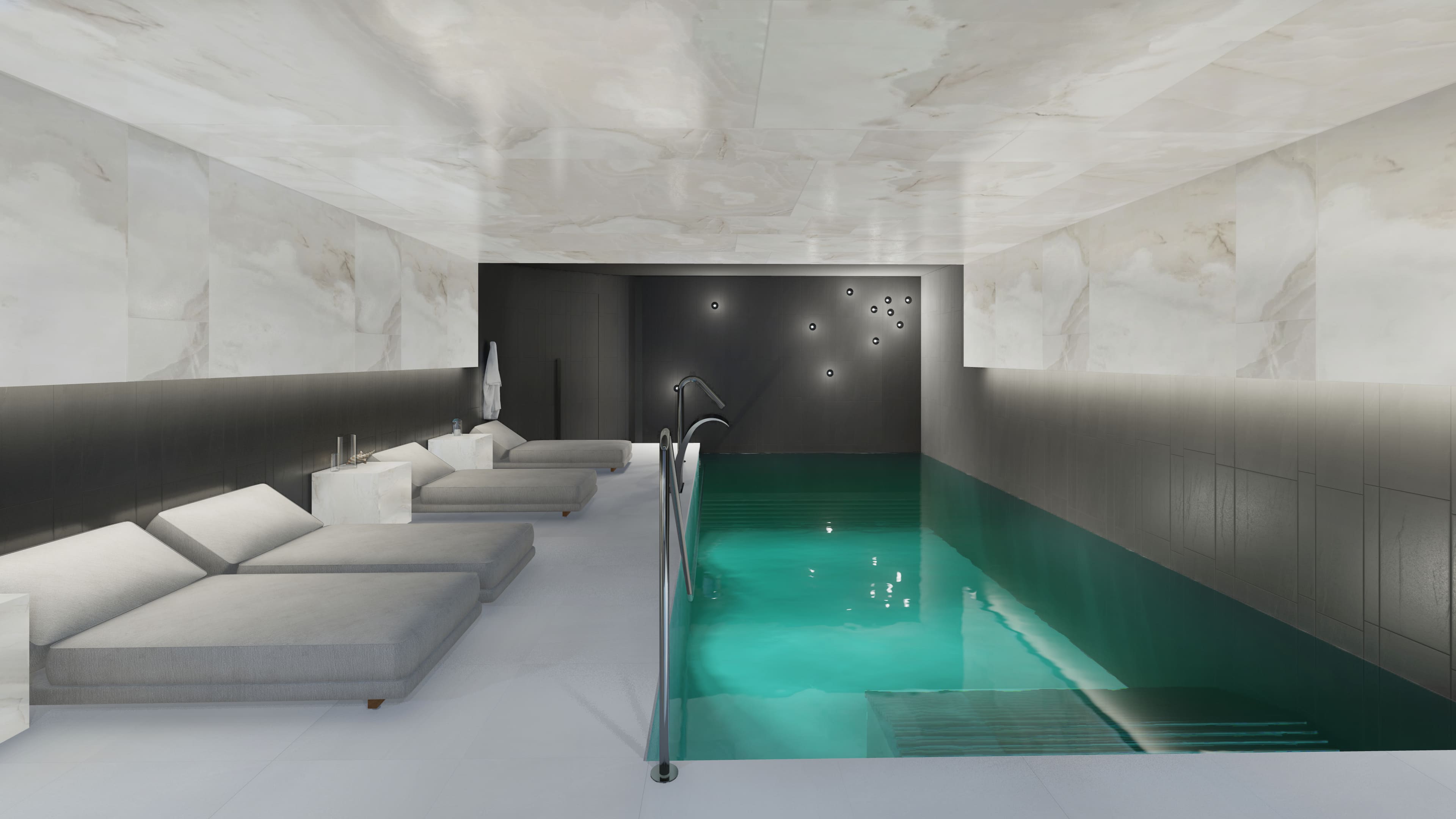 Dining area in penthouse for sale in Guardamar del Segura