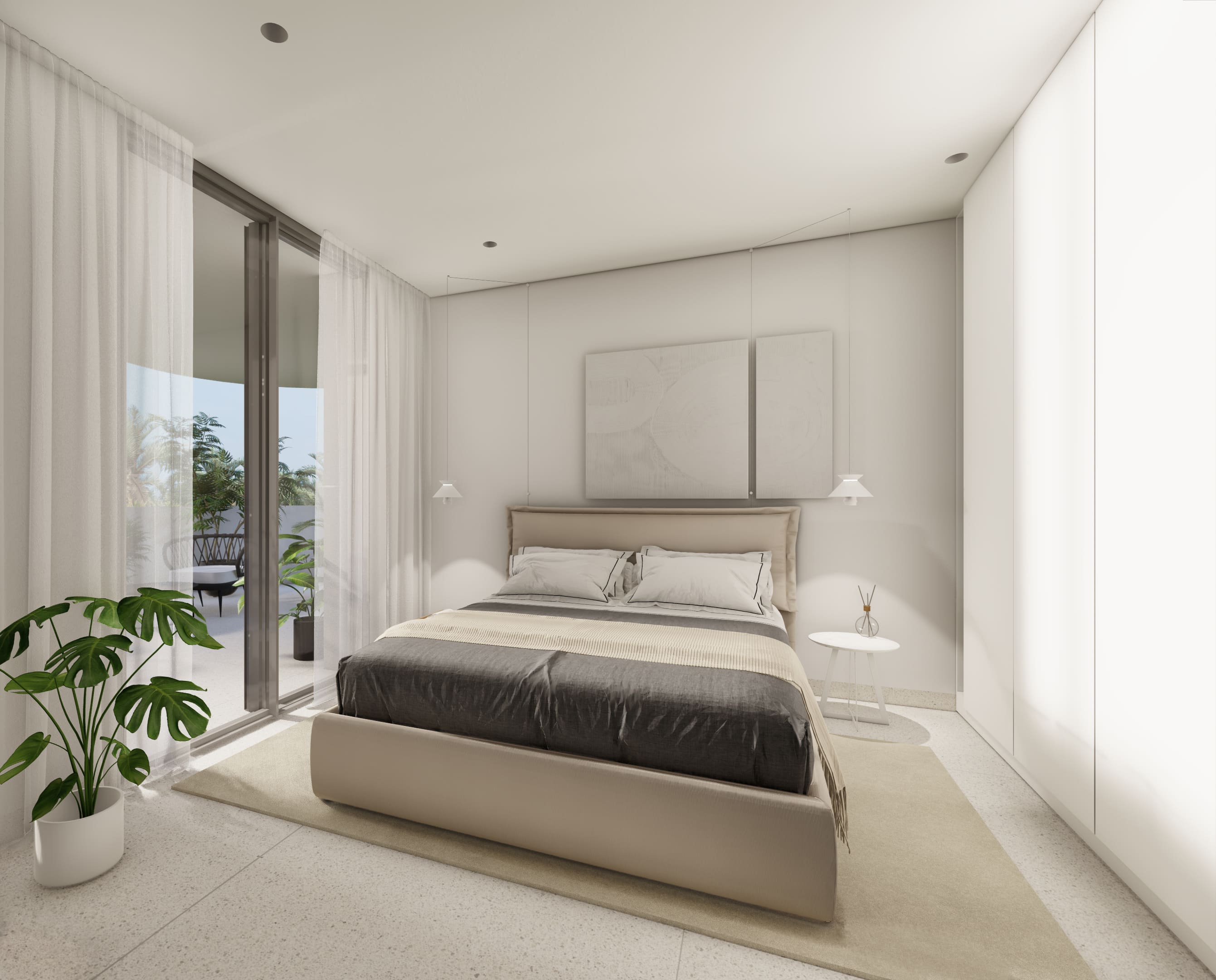Dining area in penthouse for sale in Guardamar del Segura