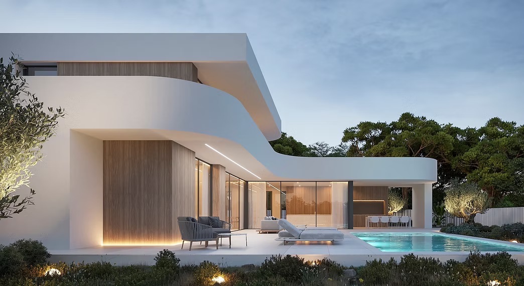 Located in the charming town of Moraira, this exclusive villa offers an exceptional living environme