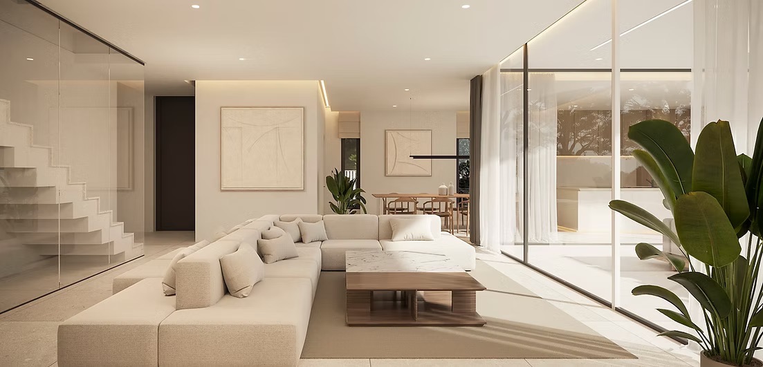 Terrace in villa for sale in Moraira