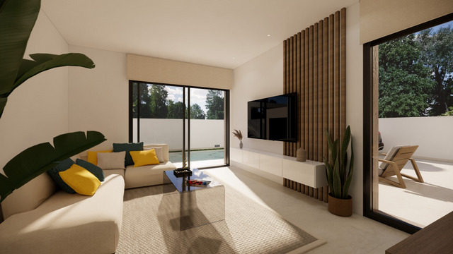 Dining area in terraced for sale in San Fulgencio