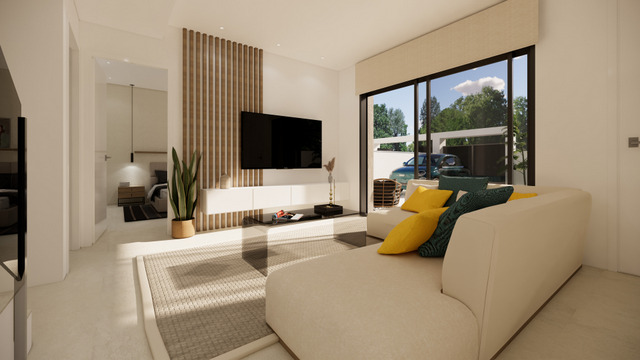 Living room in terraced for sale in San Fulgencio