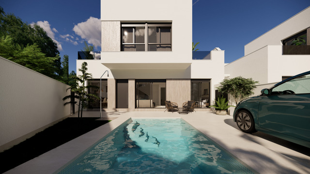 Garden in terraced for sale in San Fulgencio