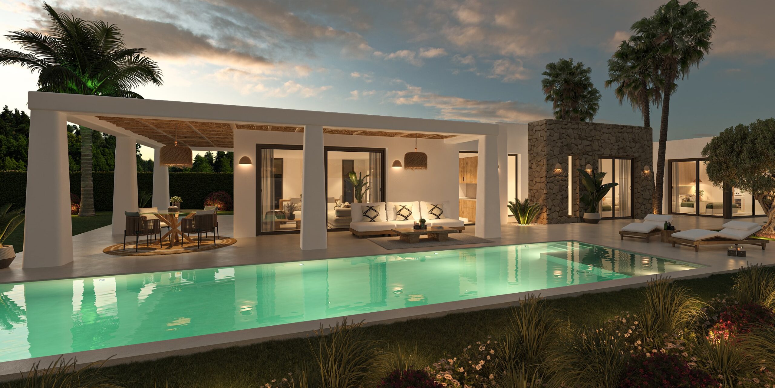 Located in the charming town of Jávea, this villa offers an exclusive and tranquil setting, ideal fo