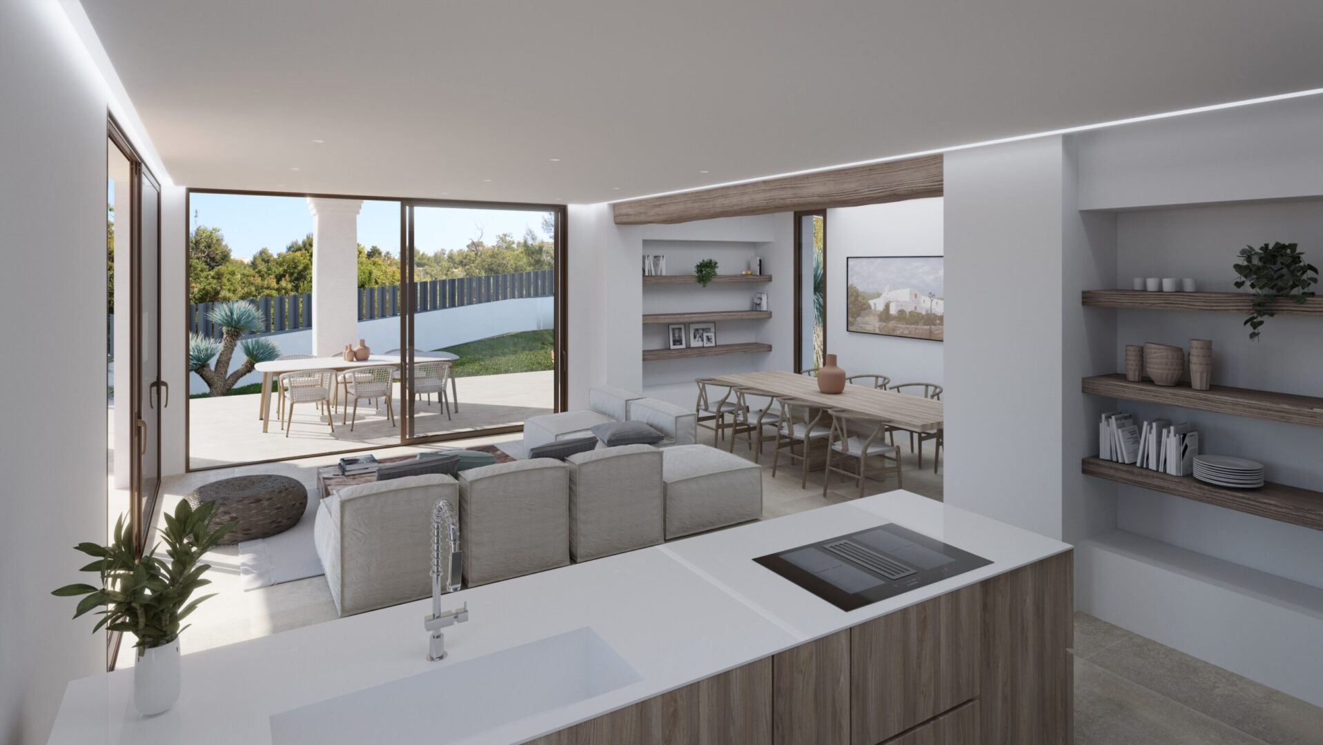 Dining area in villa for sale in Jávea