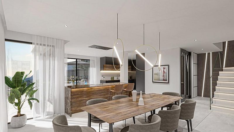 Kitchen in villa for sale in Calpe