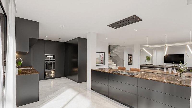 Master bedroom in villa for sale in Calpe