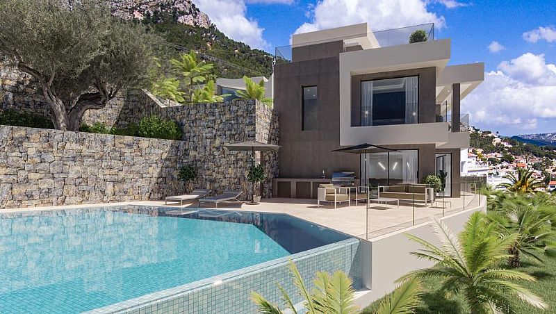 Bedroom in villa for sale in Calpe