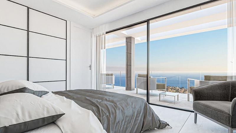 Terrace in villa for sale in Calpe