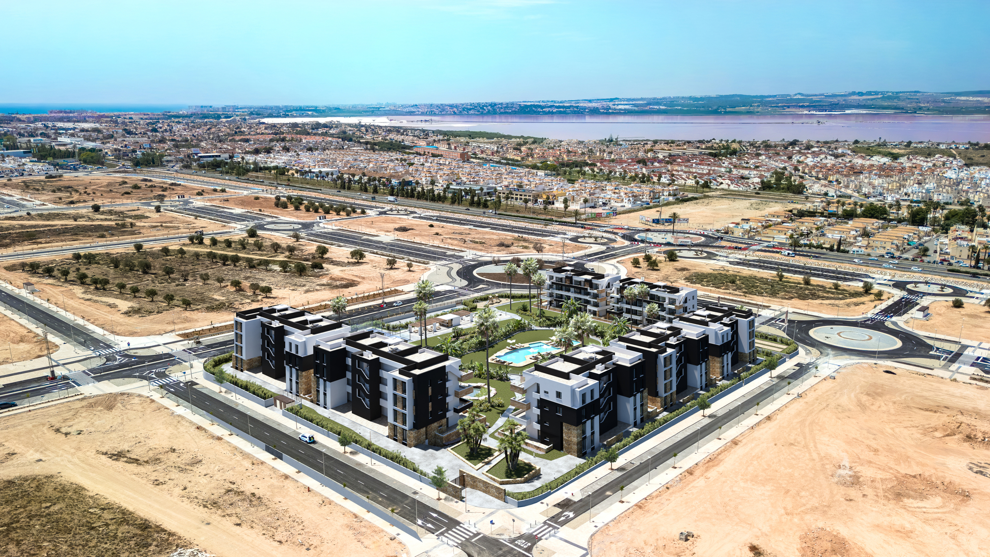 Living room in penthouse for sale in Torrevieja