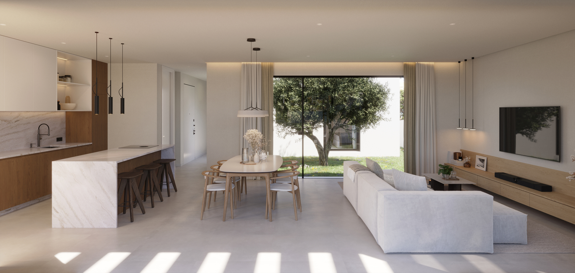 Kitchen in villa for sale in Finestrat