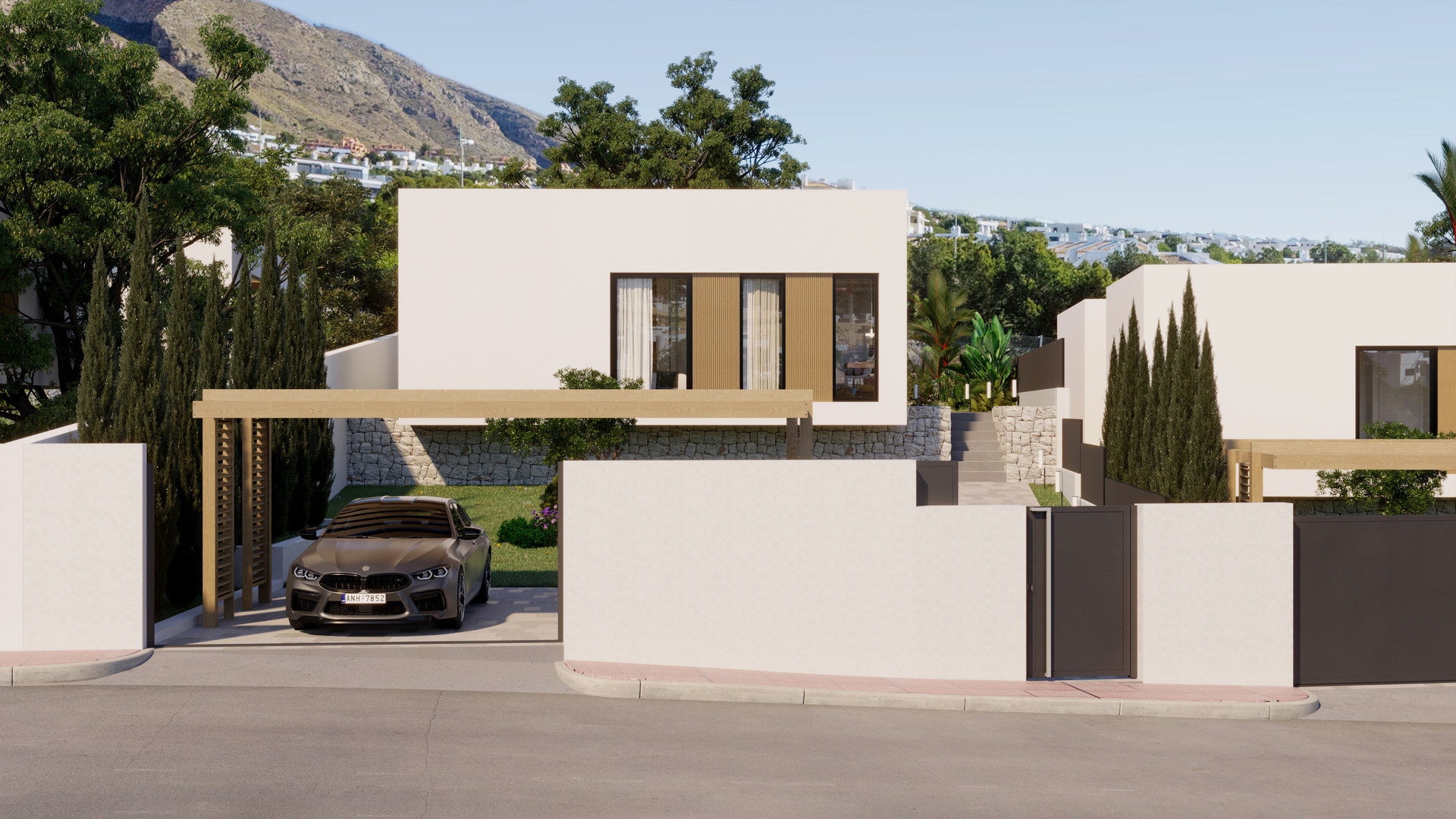 Kitchen in villa for sale in Finestrat