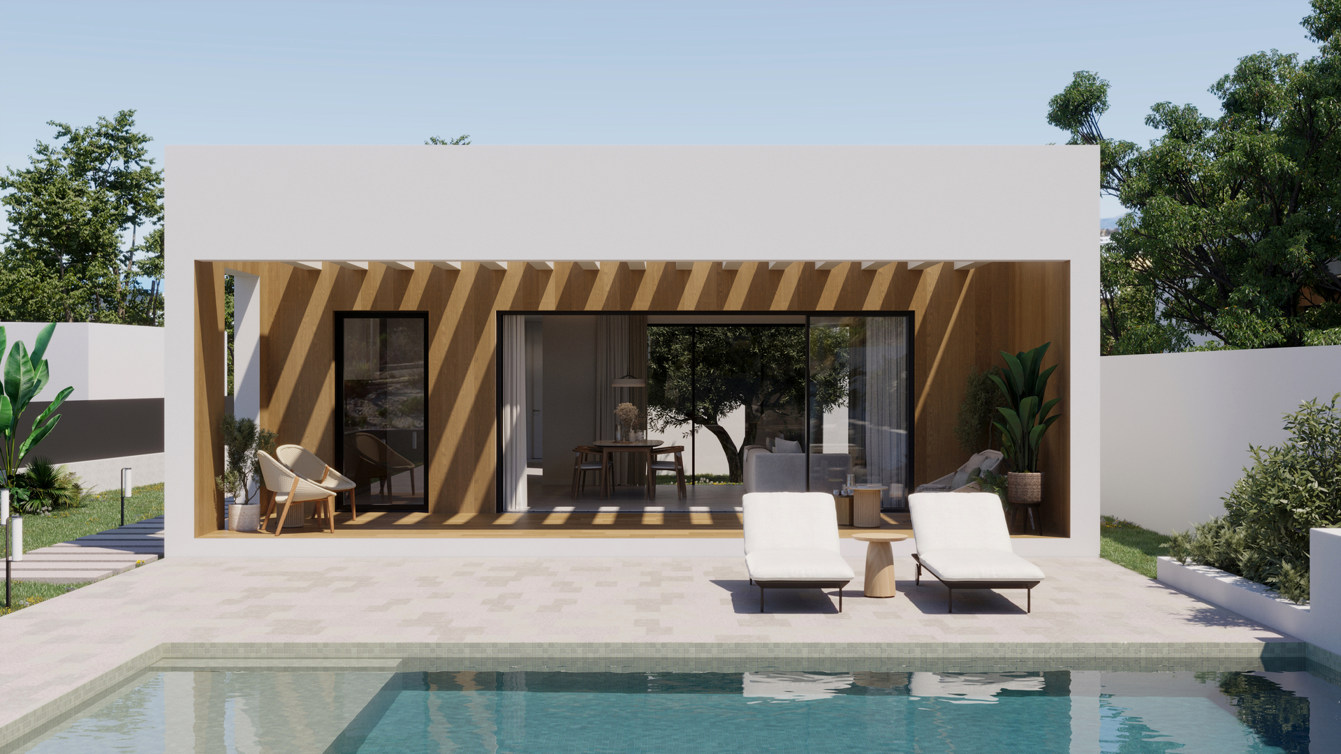 Located in the exclusive area of Golf Bahía, this residential complex offers a selection of 6 detach