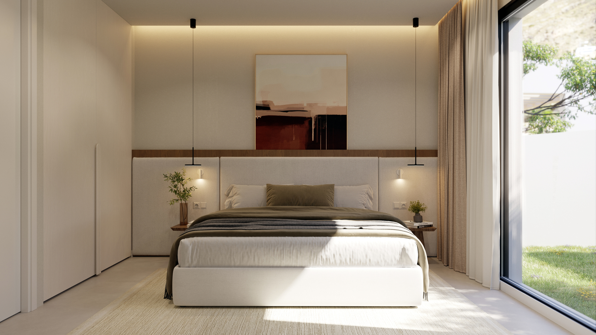 Bedroom in villa for sale in Finestrat