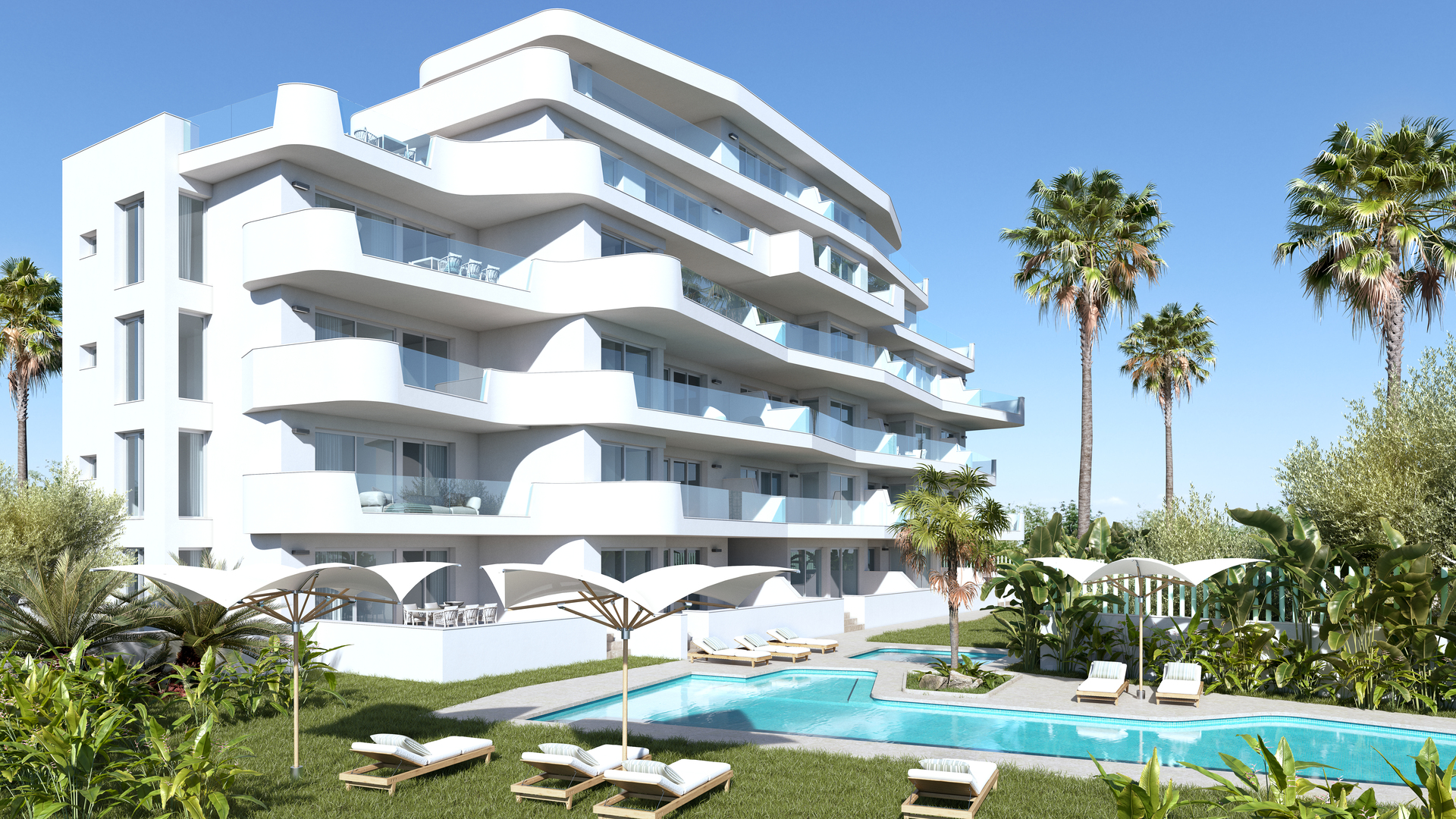 Terrace in penthouse for sale in Torre de la Horadada