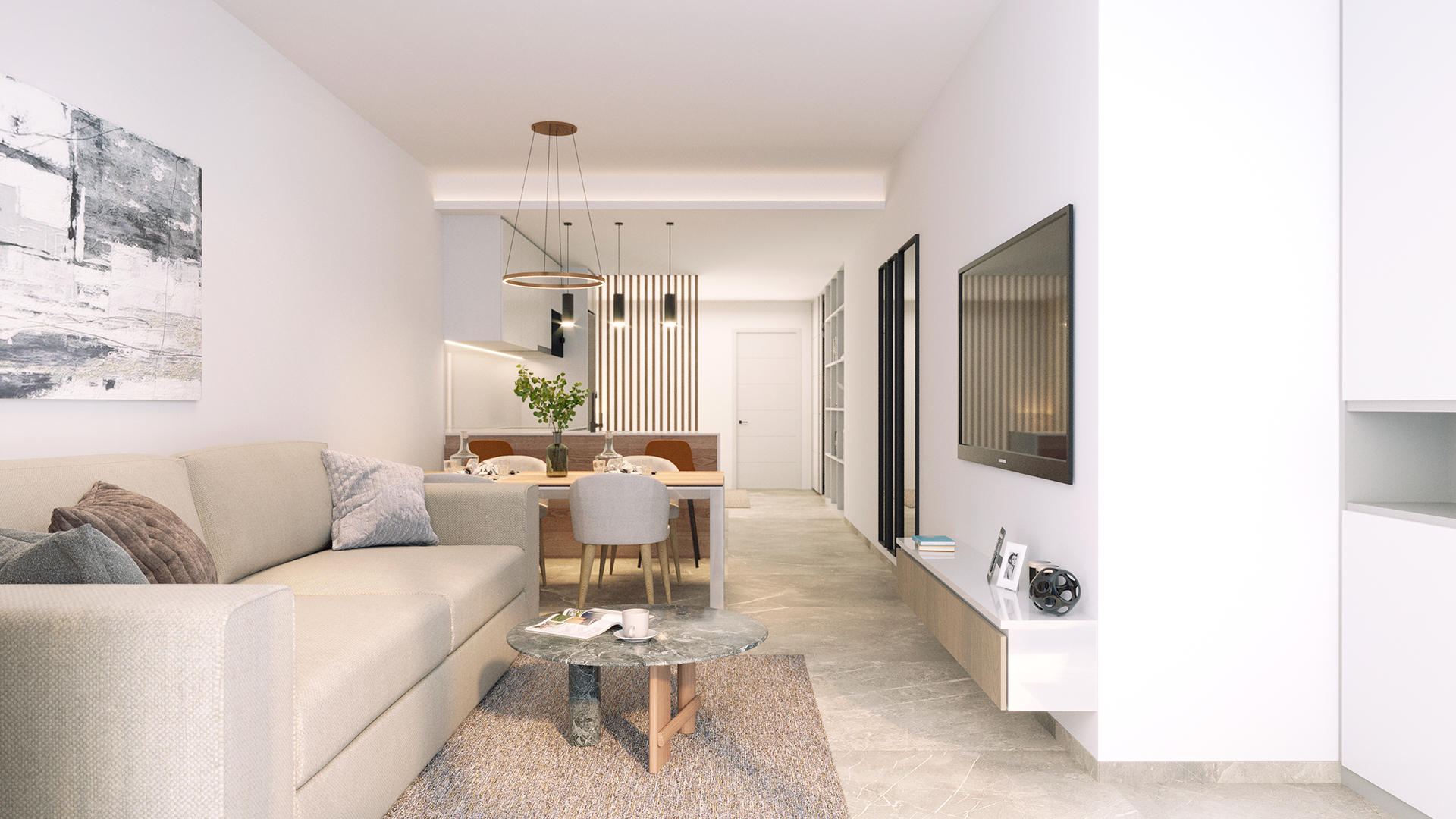 Terrace in apartment for sale in Torrevieja