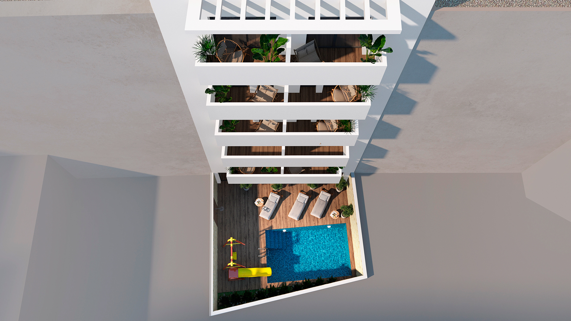 Terrace in apartment for sale in Torrevieja