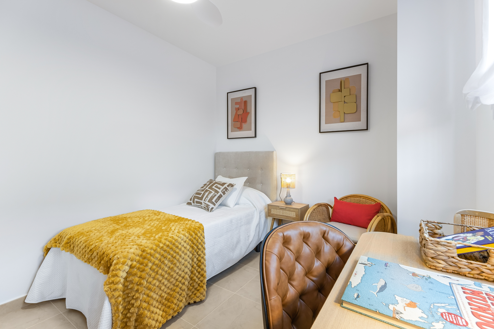 Master bedroom in penthouse for sale in Orihuela Costa