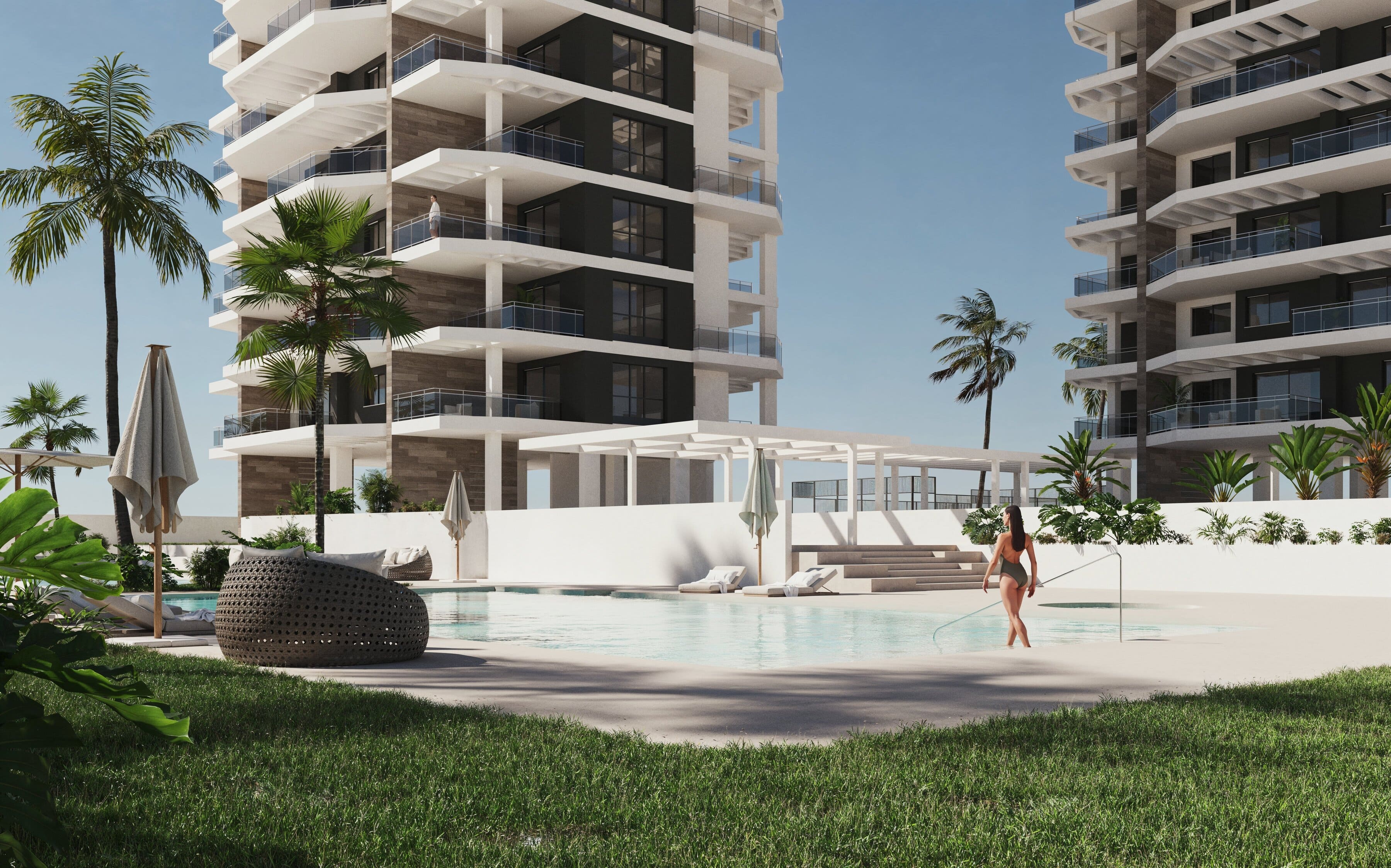 Terrace in apartment for sale in Calpe