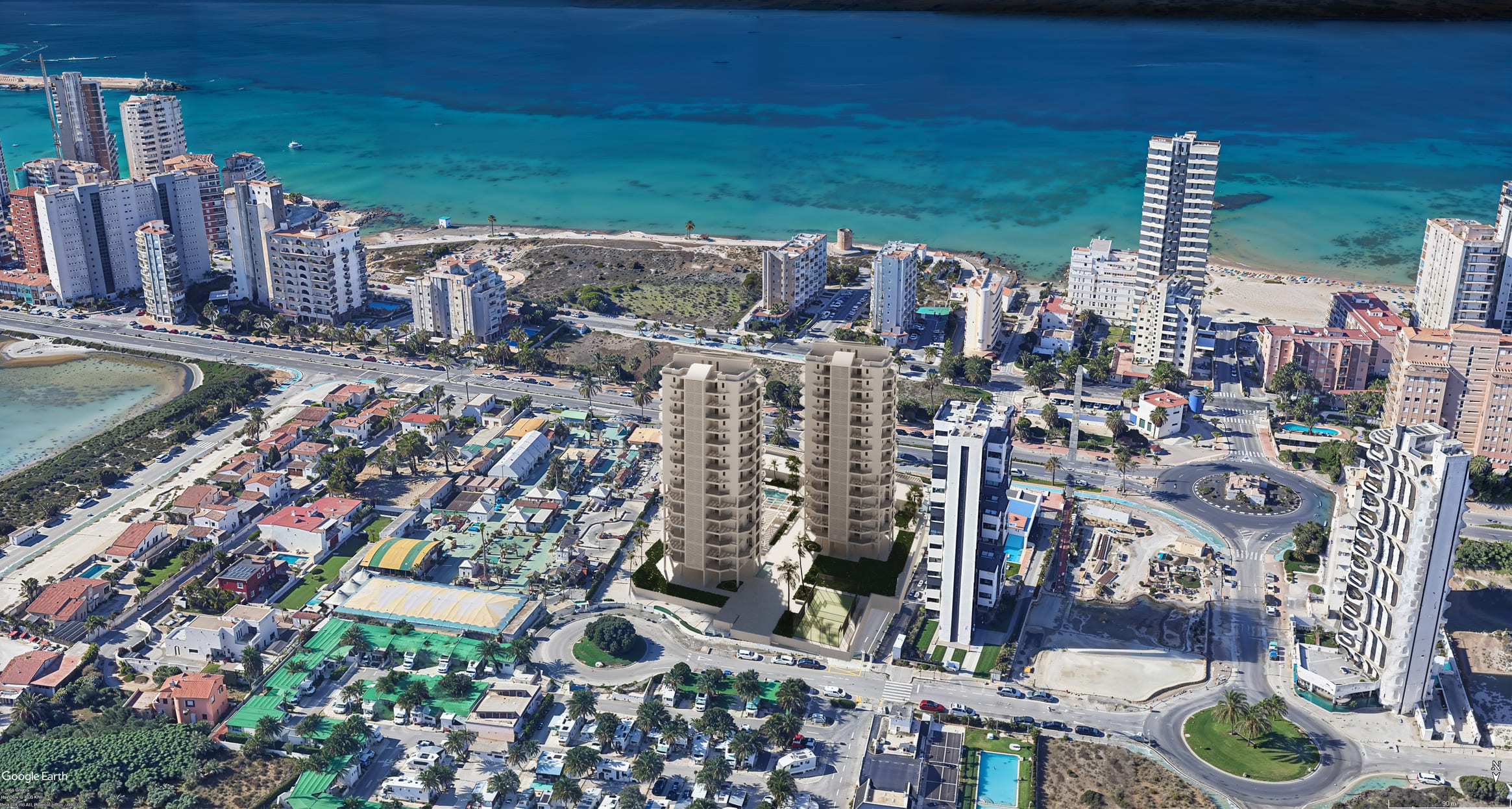 Bathroom in penthouse for sale in Calpe