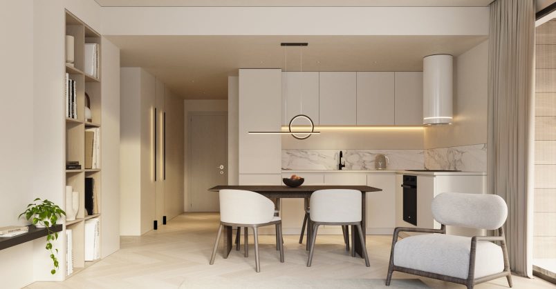 Bedroom in penthouse for sale in Calpe