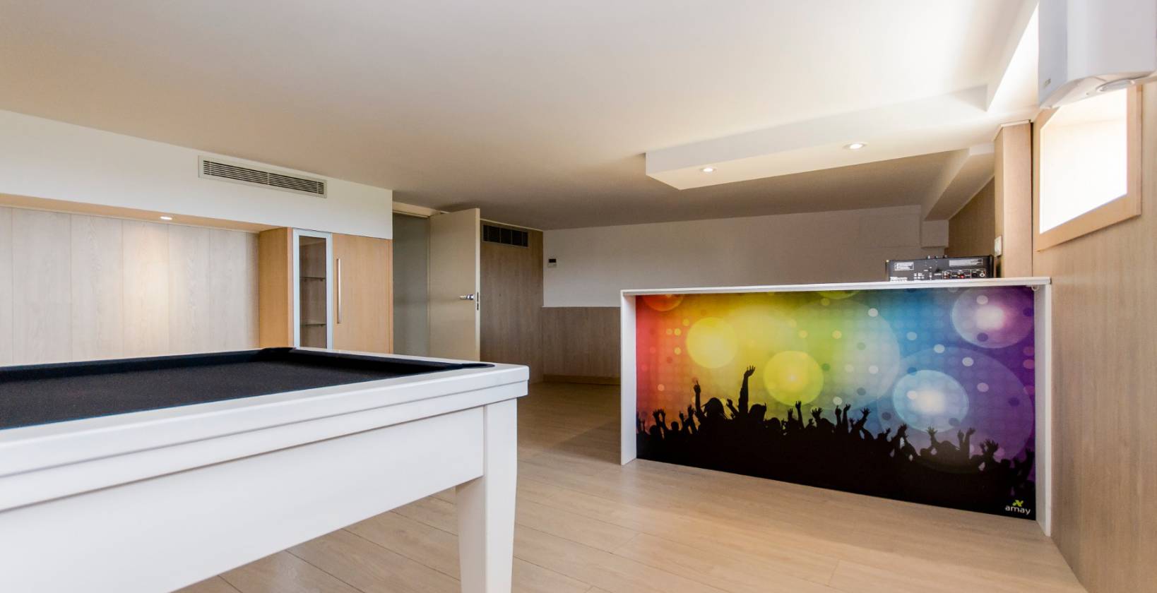 Pool area in villa for sale in Dehesa de Campoamor