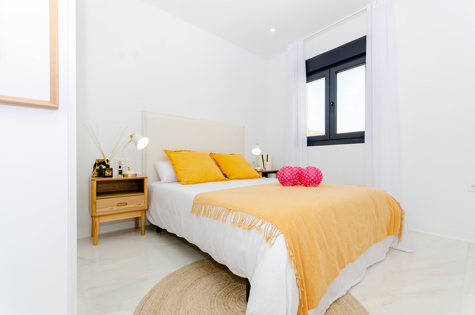 Master bedroom in villa for sale in Orihuela Costa