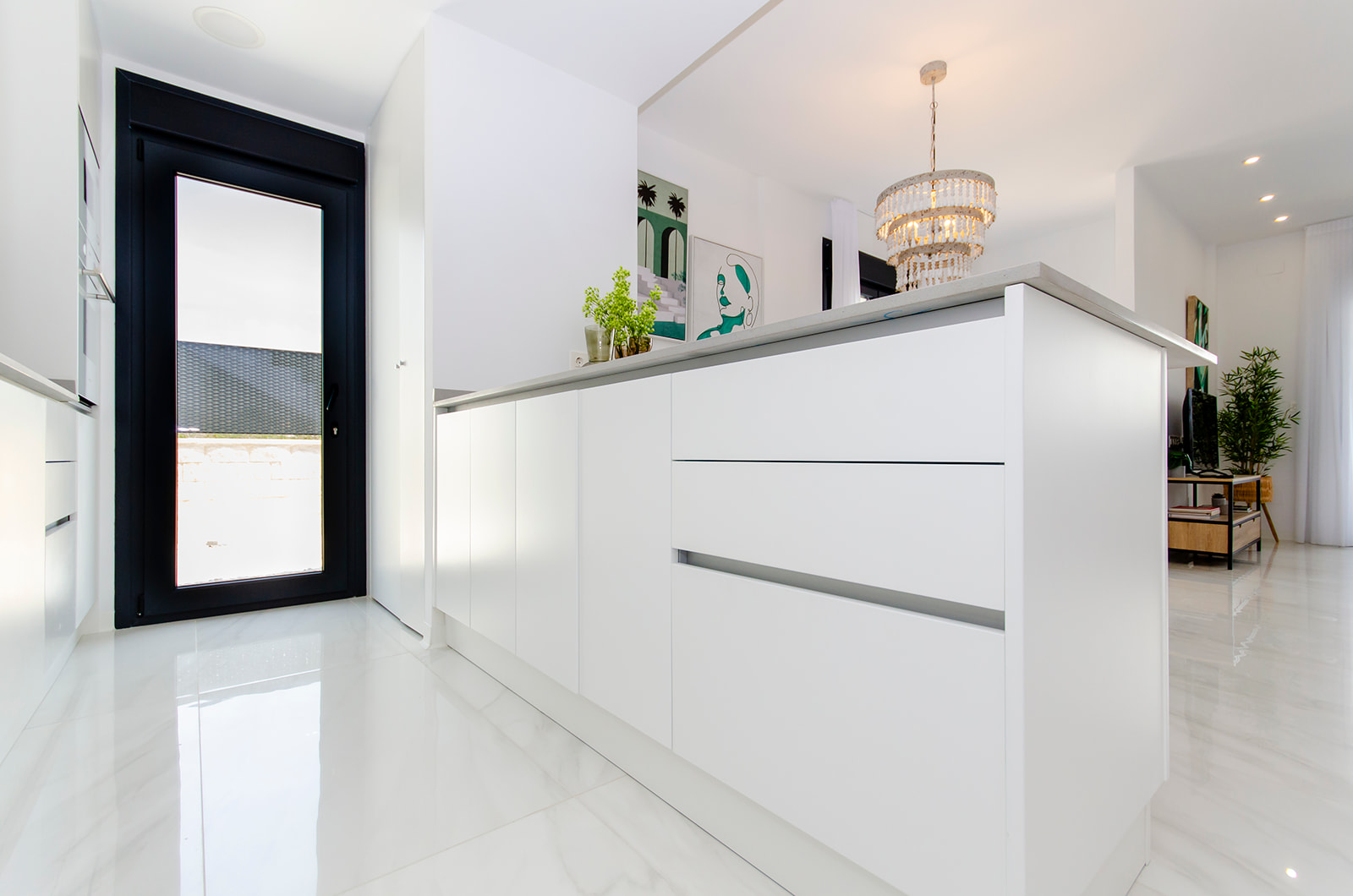 Living room in villa for sale in Orihuela Costa
