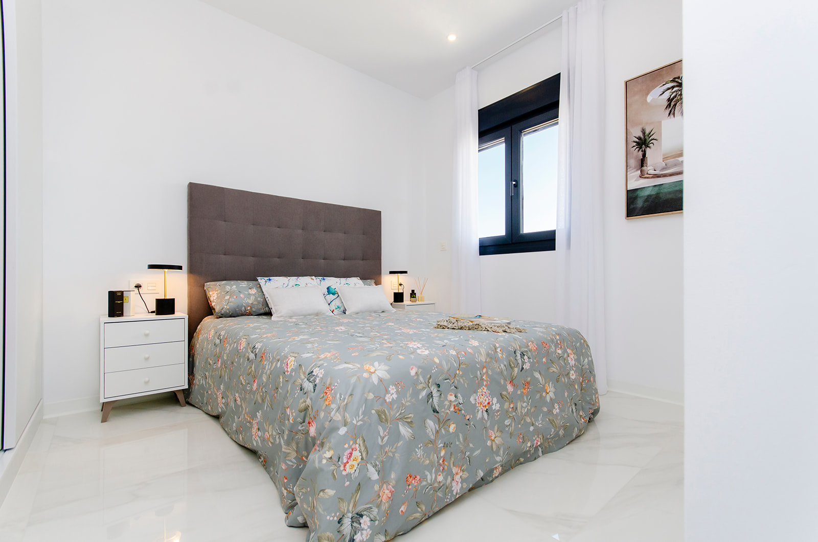 Master bedroom in villa for sale in Orihuela Costa