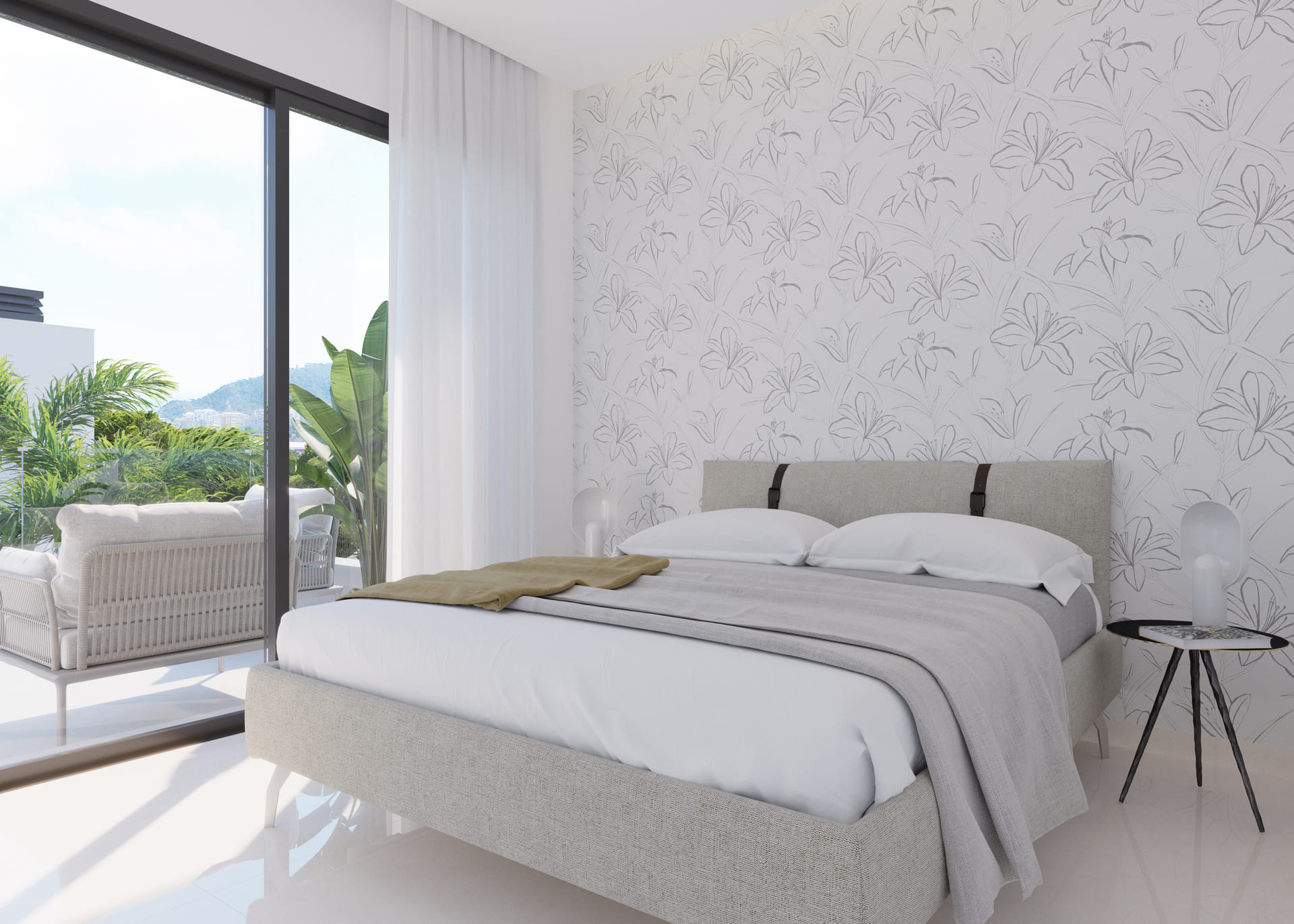 Living room in villa for sale in Finestrat