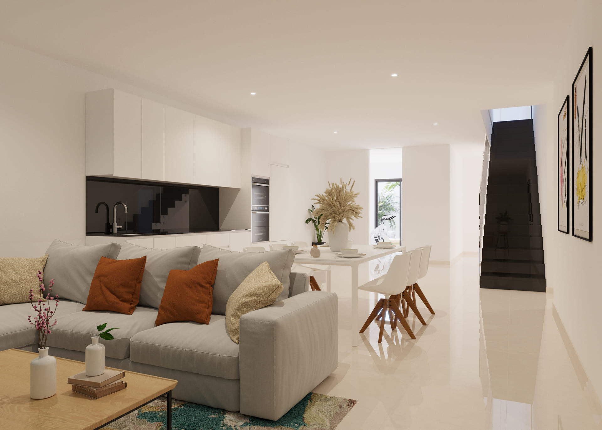 Dining area in villa for sale in Finestrat