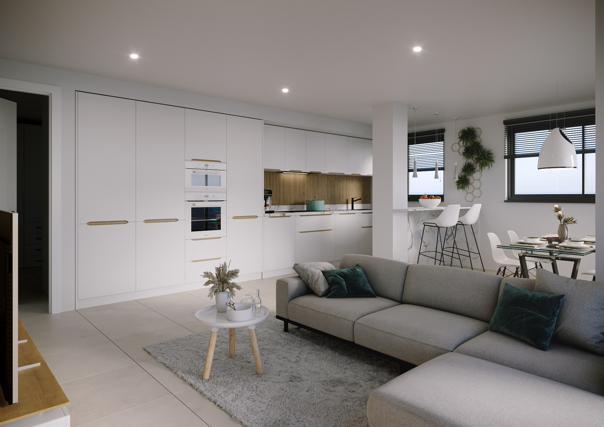 Located in the charming town of Santa Pola, this residential complex offers a variety of housing opt