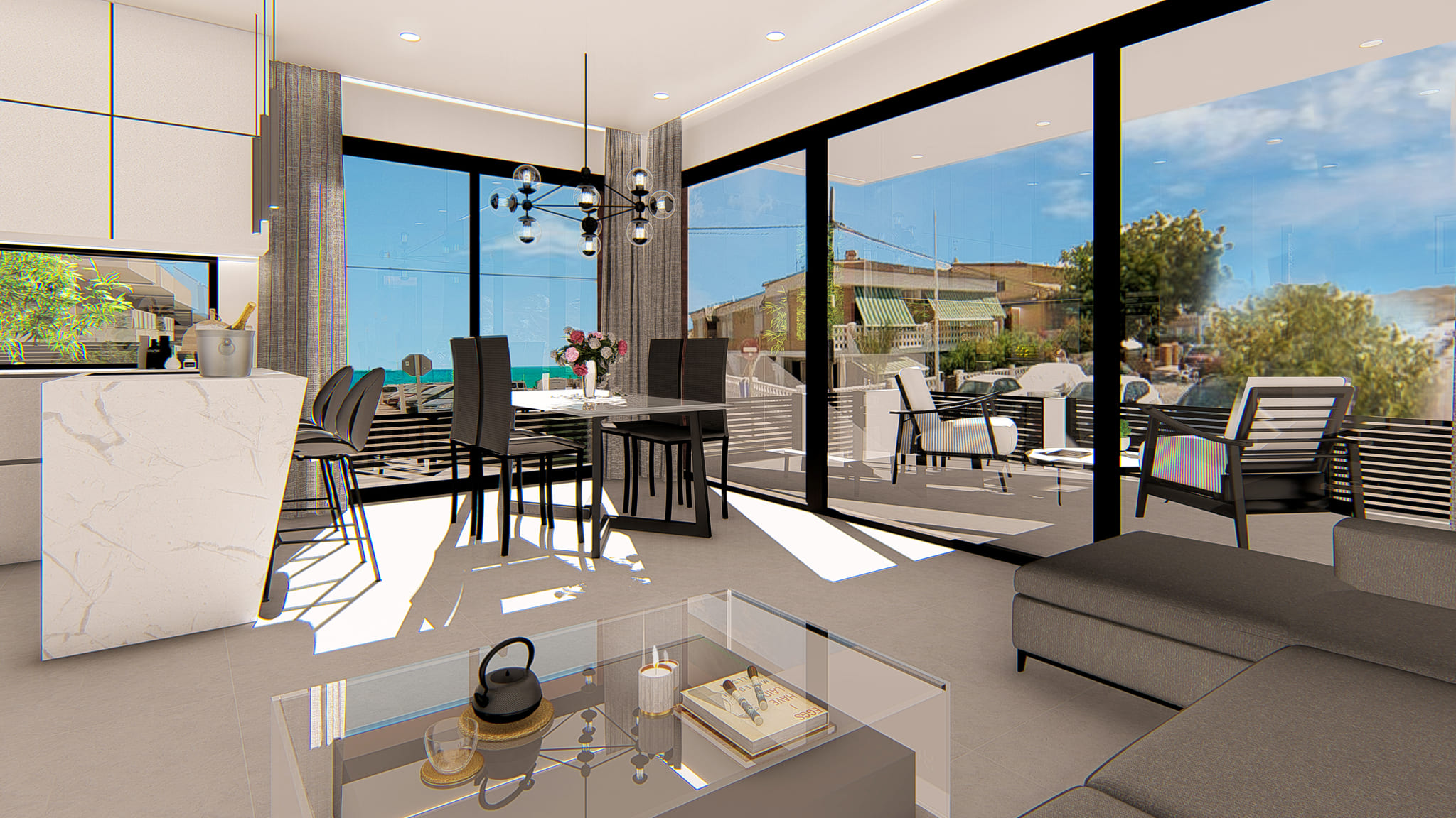 Living room in terraced for sale in La Mata