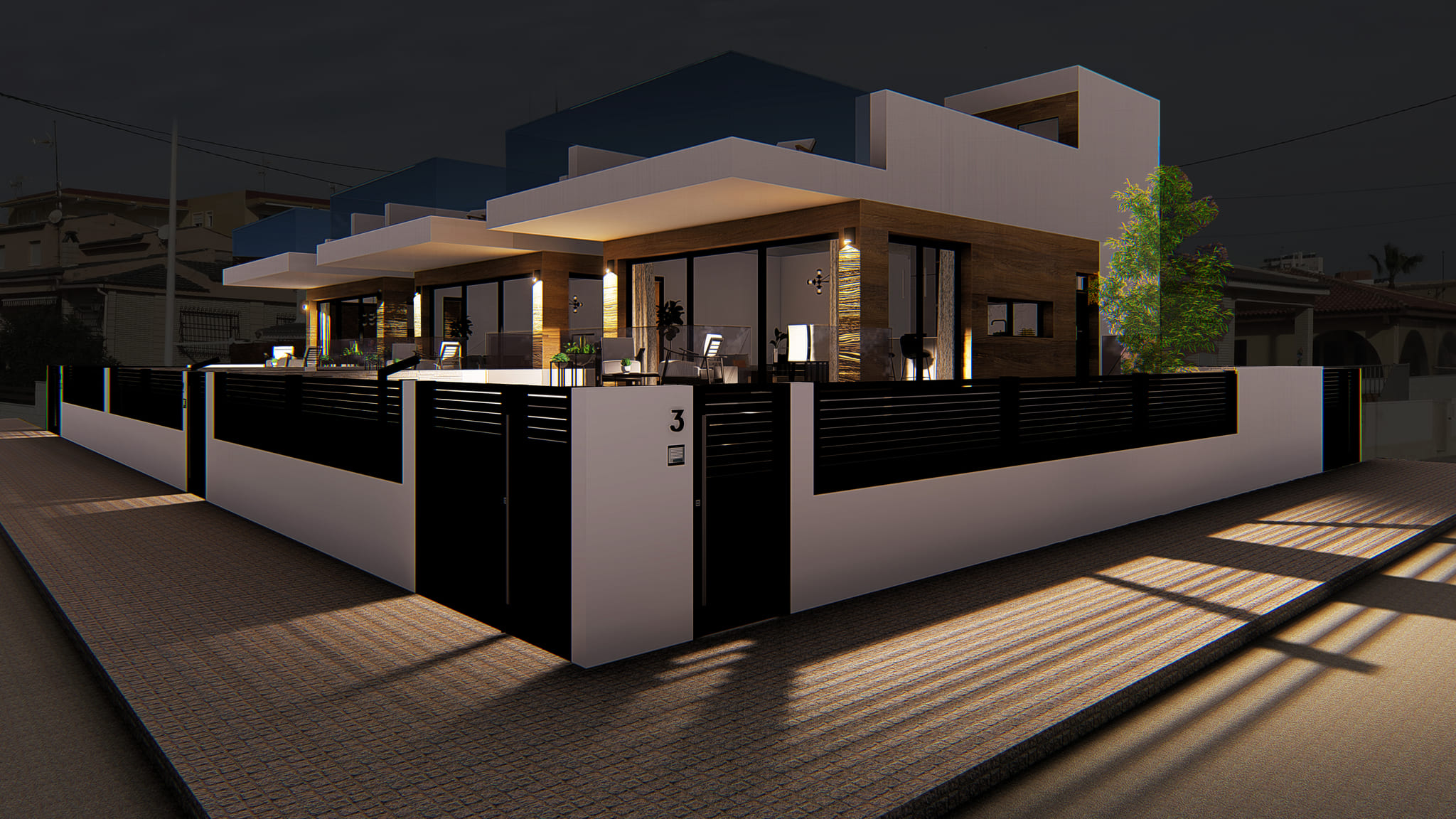 Pool area in terraced for sale in La Mata