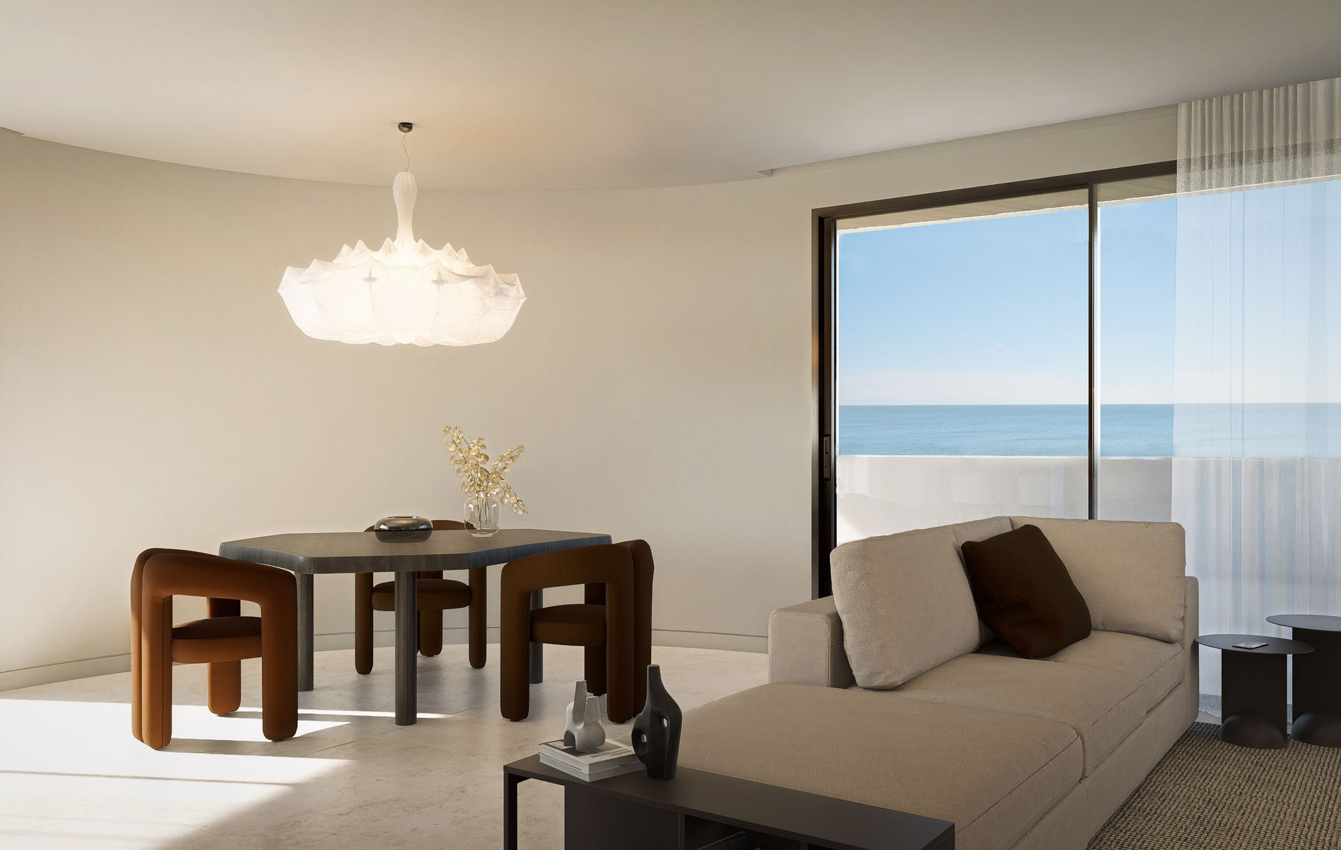 Terrace in penthouse for sale in Calpe