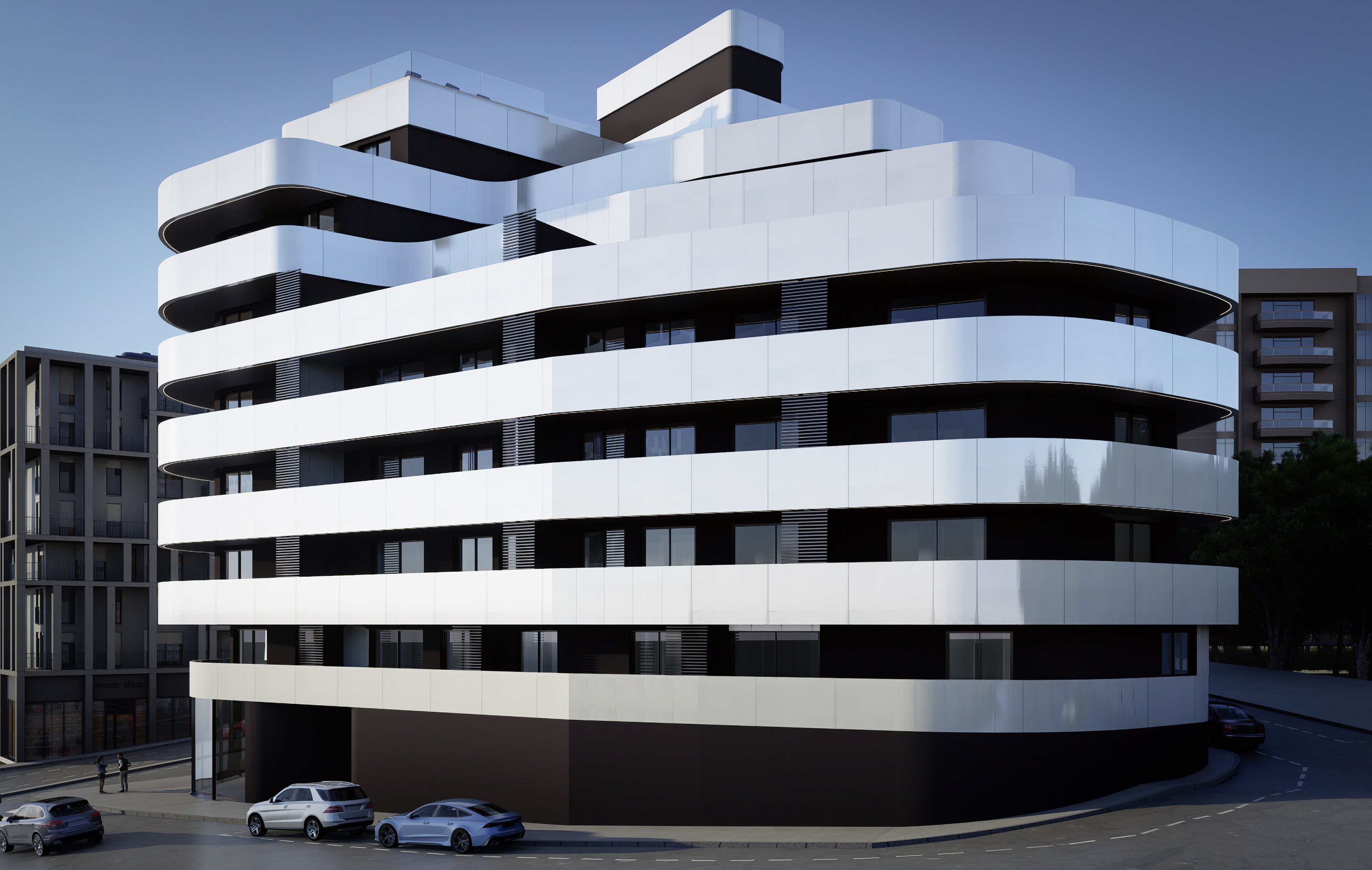 Exterior view in penthouse for sale in Calpe