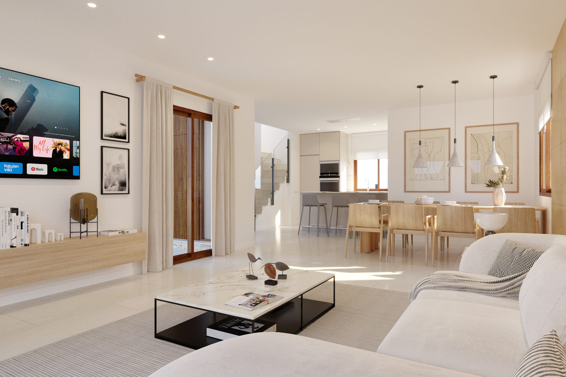 Terrace in villa for sale in Orihuela Costa