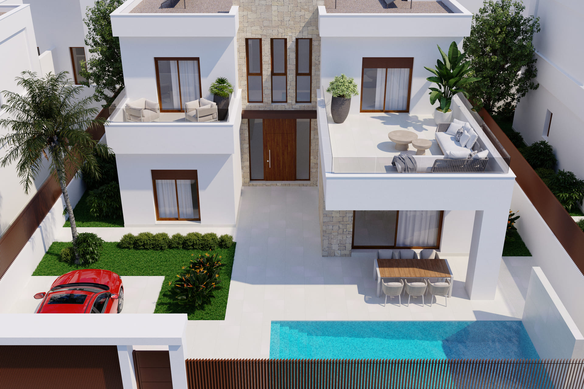 Dining area in villa for sale in Orihuela Costa