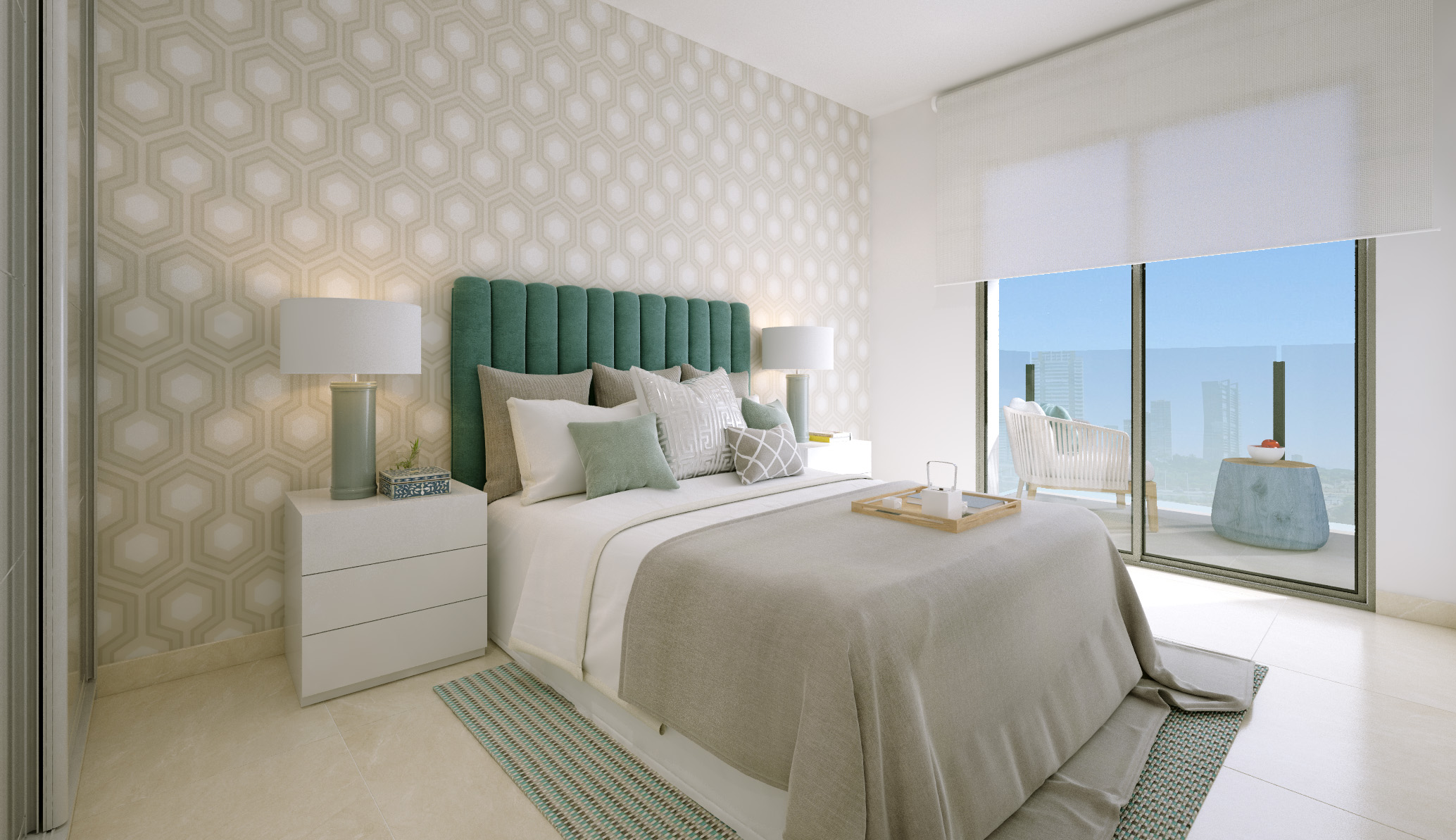 Garden in apartment for sale in Torrevieja
