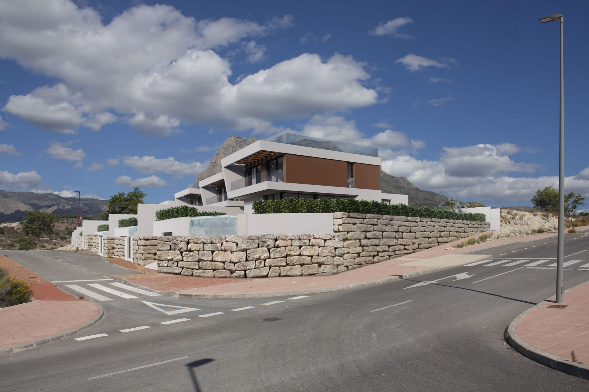Master bedroom in villa for sale in Finestrat