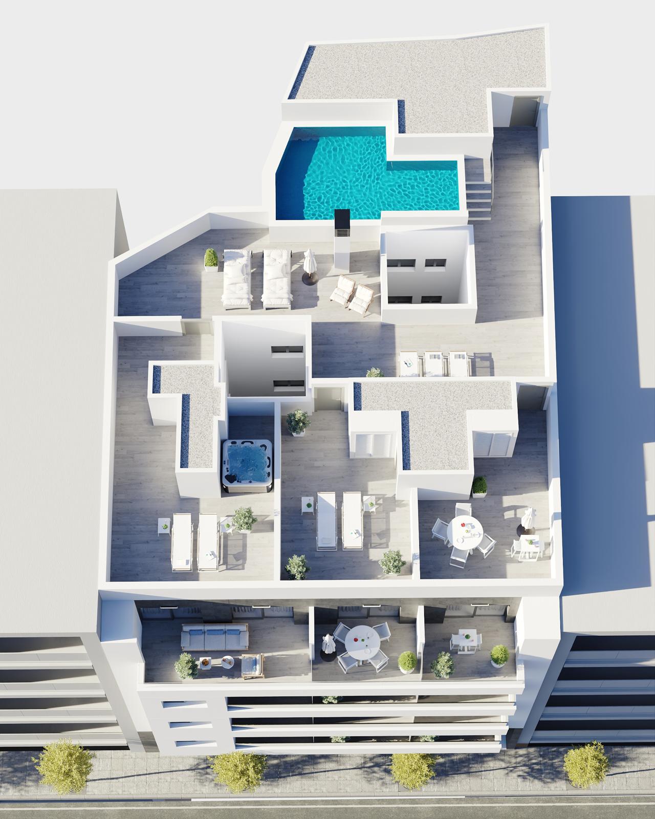 Exterior view in apartment for sale in Torrevieja