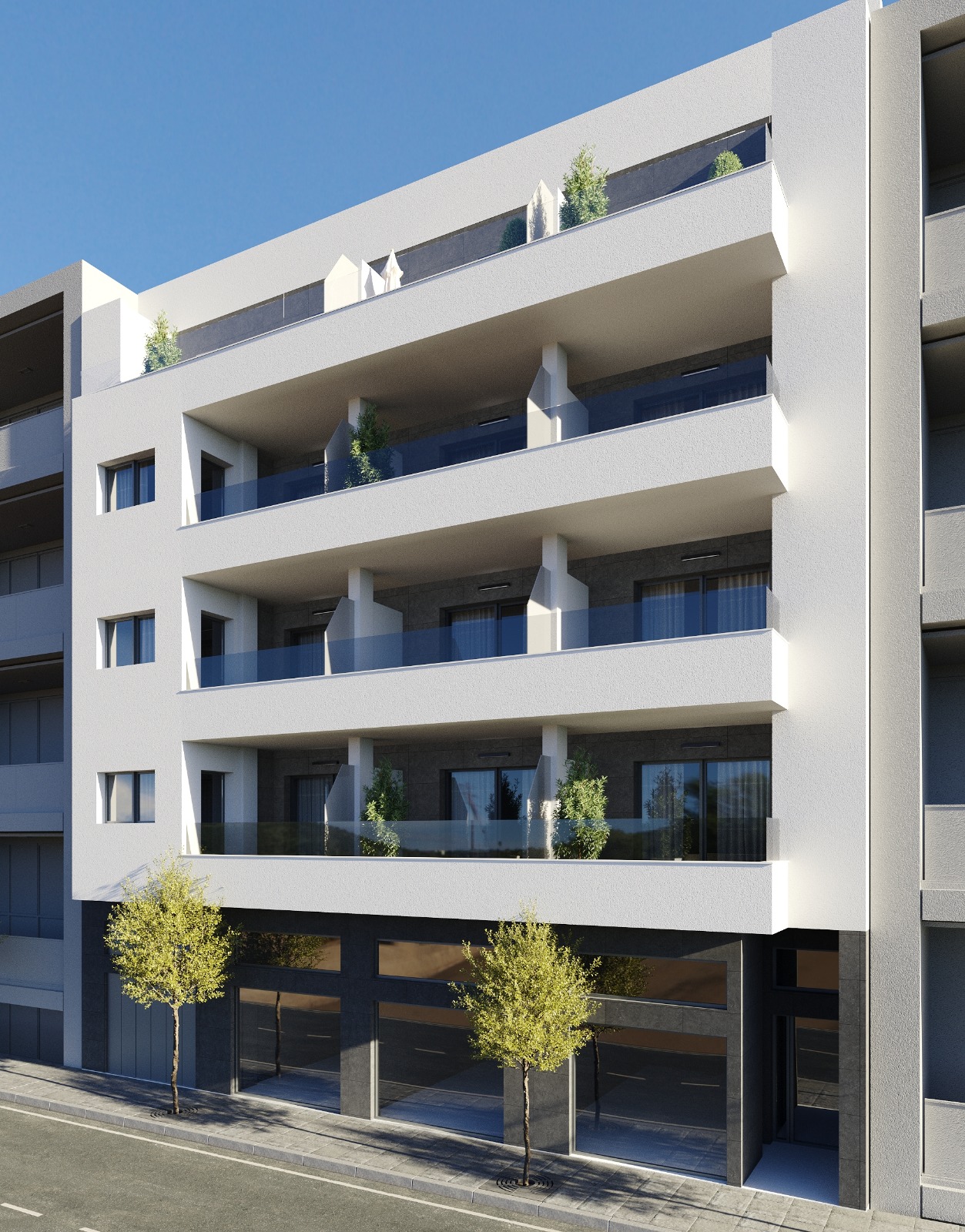 Terrace in apartment for sale in Torrevieja