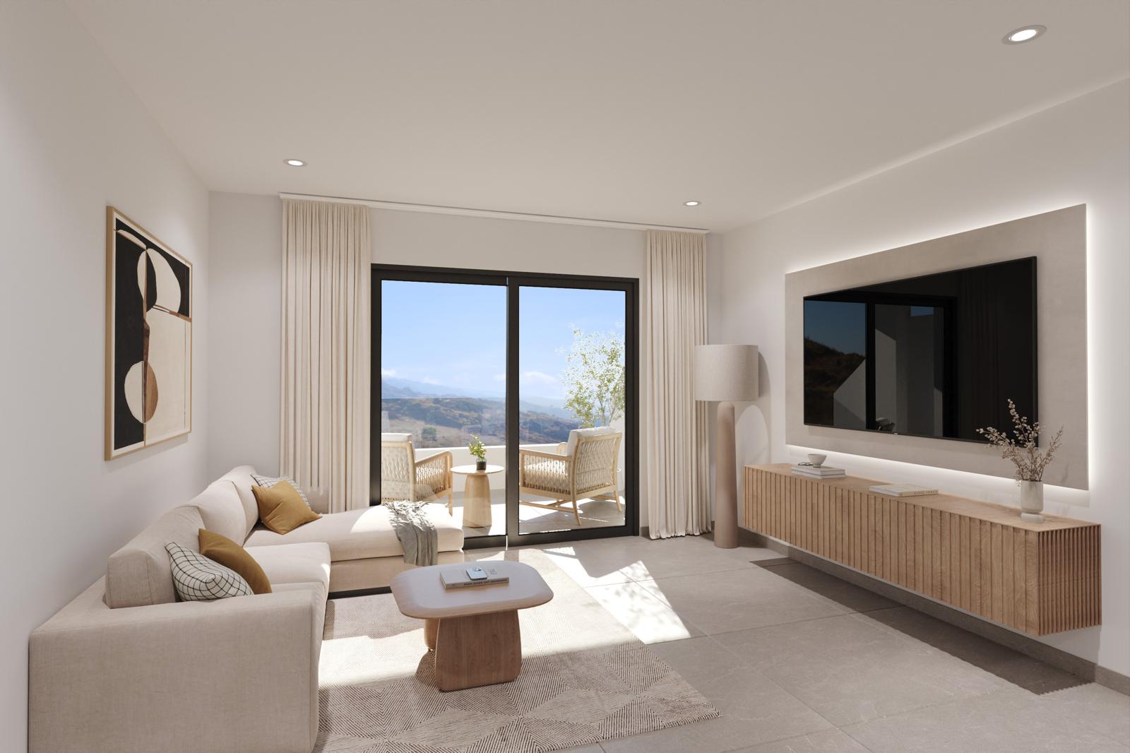 Pool area in penthouse for sale in Torrevieja