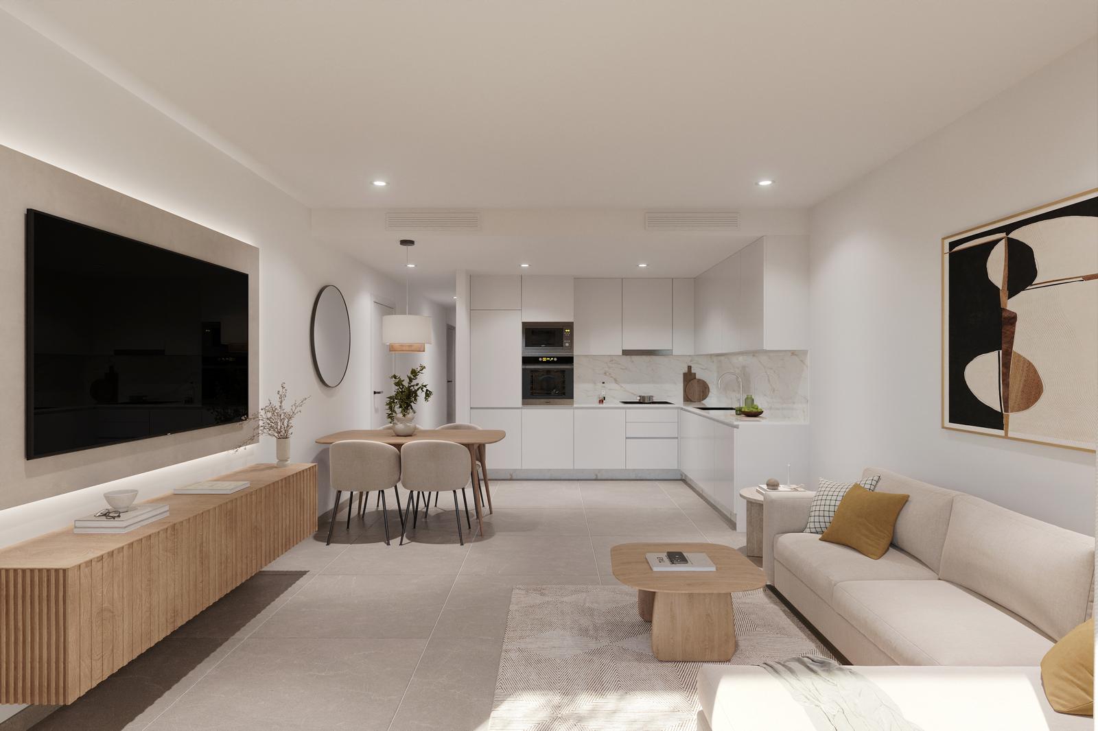 Garden in penthouse for sale in Torrevieja