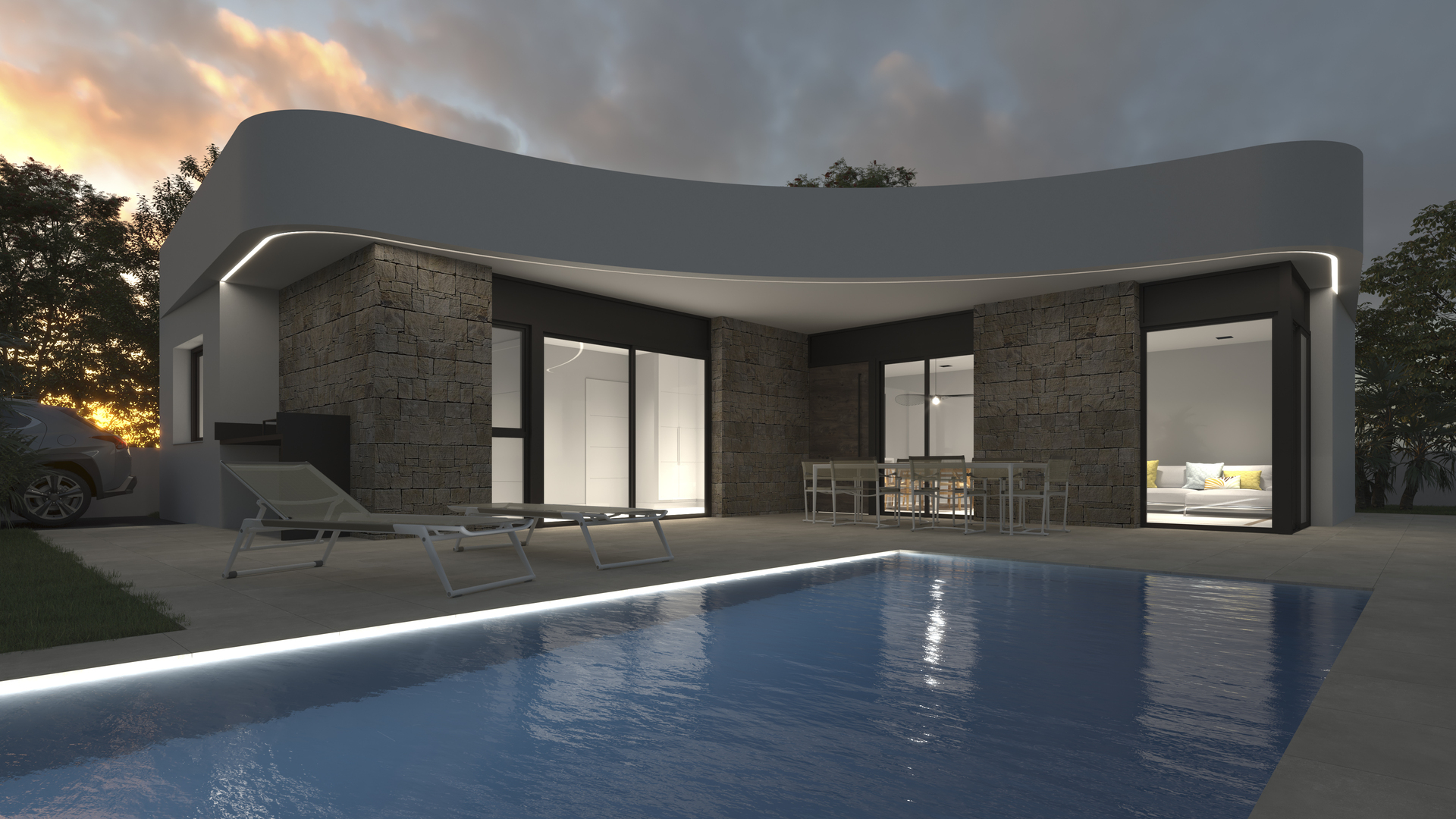 Garden in villa for sale in Los Montesinos