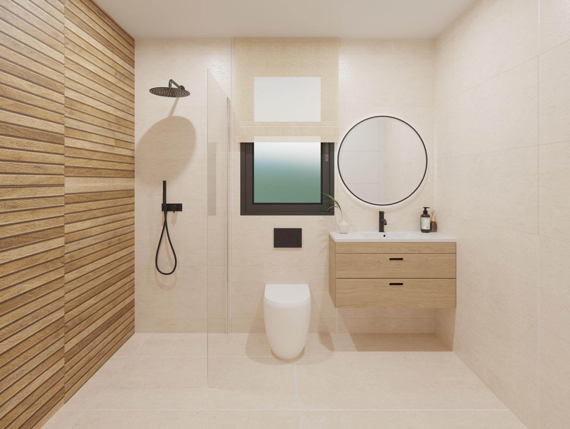 Bathroom in villa for sale in Los Montesinos