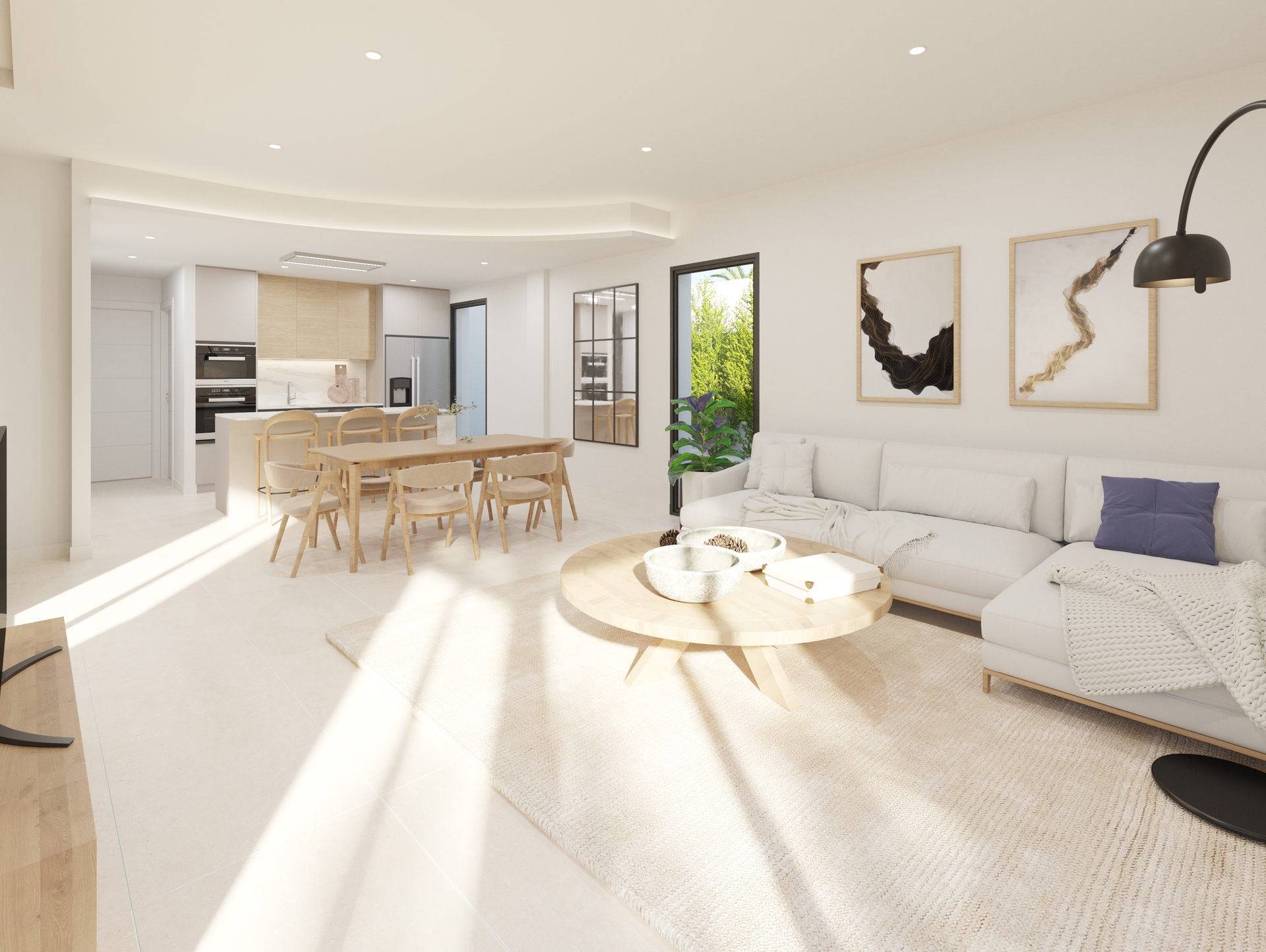 Living room in villa for sale in Los Montesinos